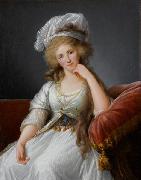 eisabeth Vige-Lebrun Luisa Maria Adelaida de Borbon Penthievre oil painting